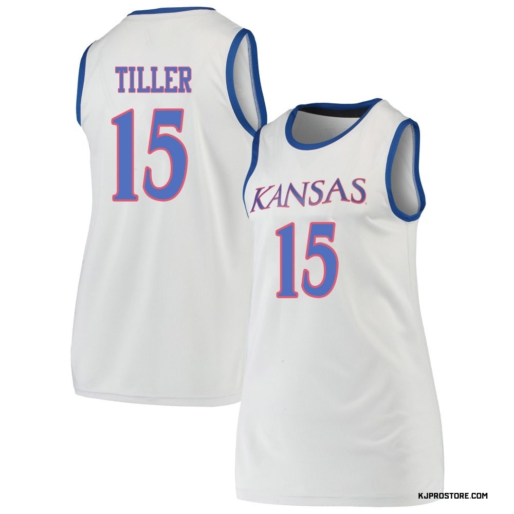 Women's Bryson Tiller Kansas Jayhawks Replica Basketball Jersey - Gray