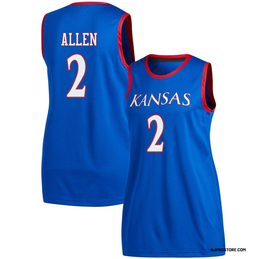 Women's Corbin Allen Kansas Jayhawks Replica Basketball Jersey - Royal