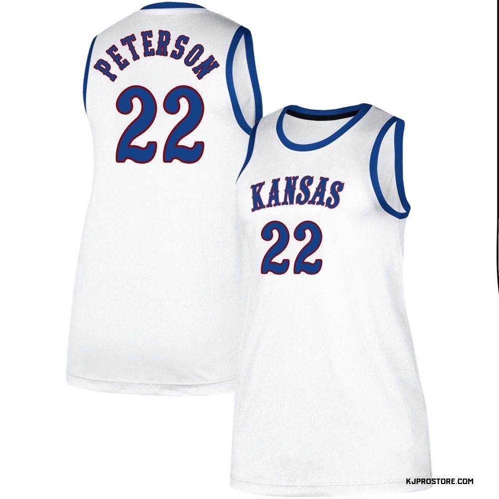 Women's Darryn Peterson Kansas Jayhawks Replica Classic Basketball Jersey - White