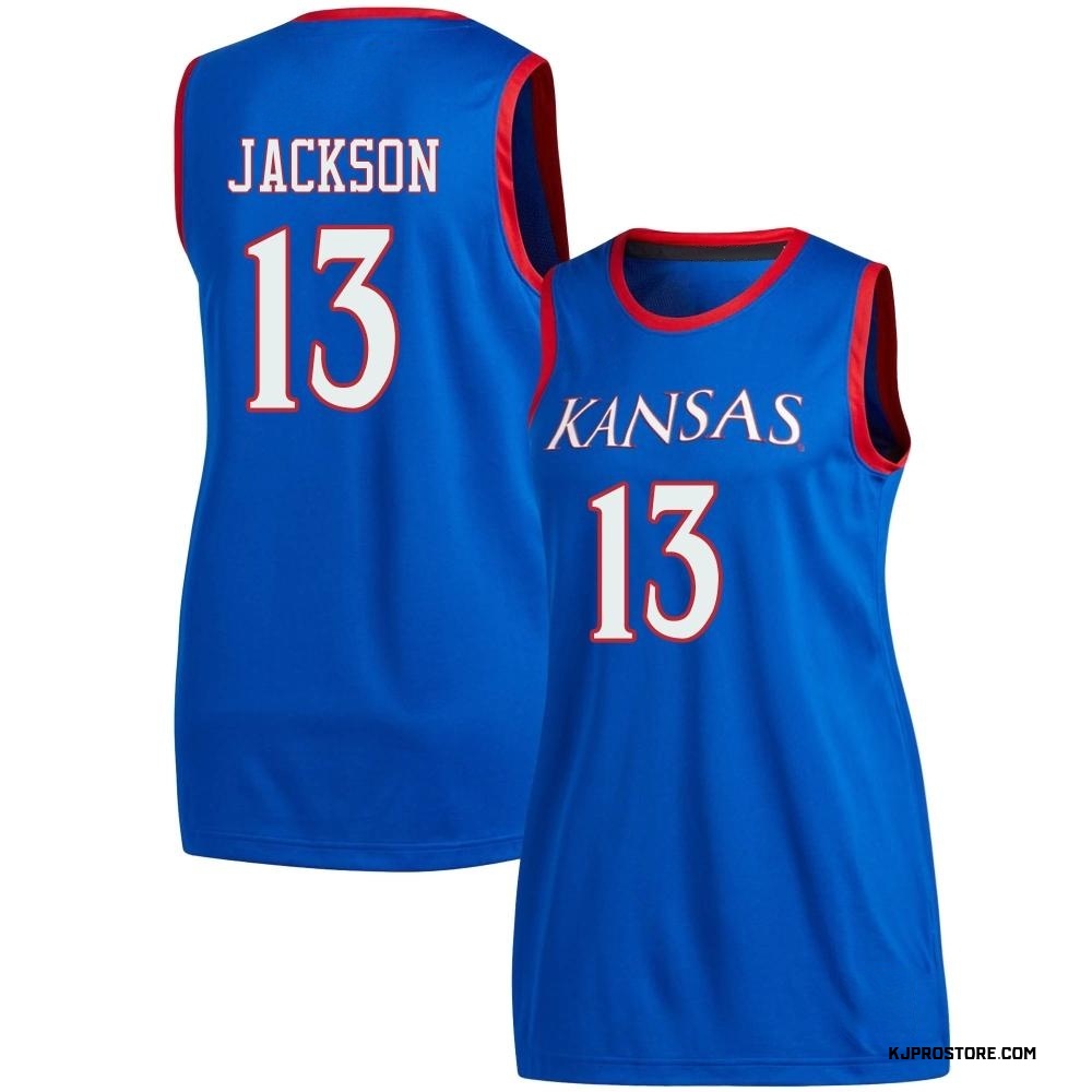 Women's Elmarko Jackson Kansas Jayhawks Replica Basketball Jersey - Royal