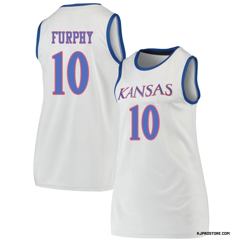 Women's Johnny Furphy Kansas Jayhawks Replica Basketball Jersey - Gray