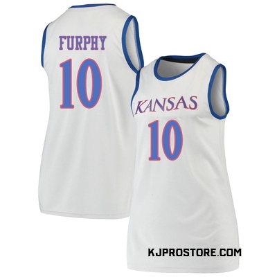Women's Johnny Furphy Kansas Jayhawks Replica Basketball Jersey - Gray