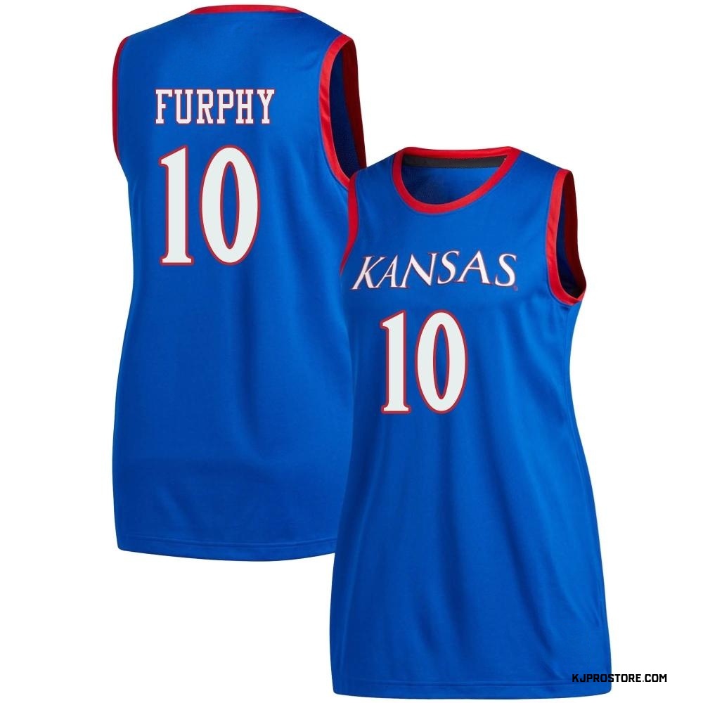 Women's Johnny Furphy Kansas Jayhawks Replica Basketball Jersey - Royal