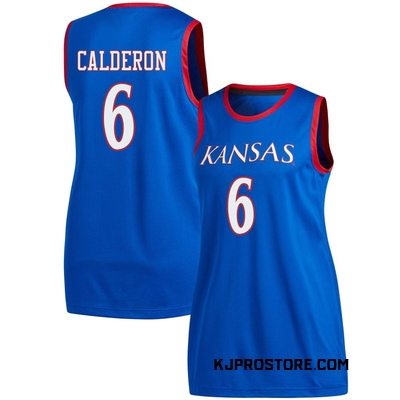 Women's Samis Calderon Kansas Jayhawks Replica Basketball Jersey - Royal