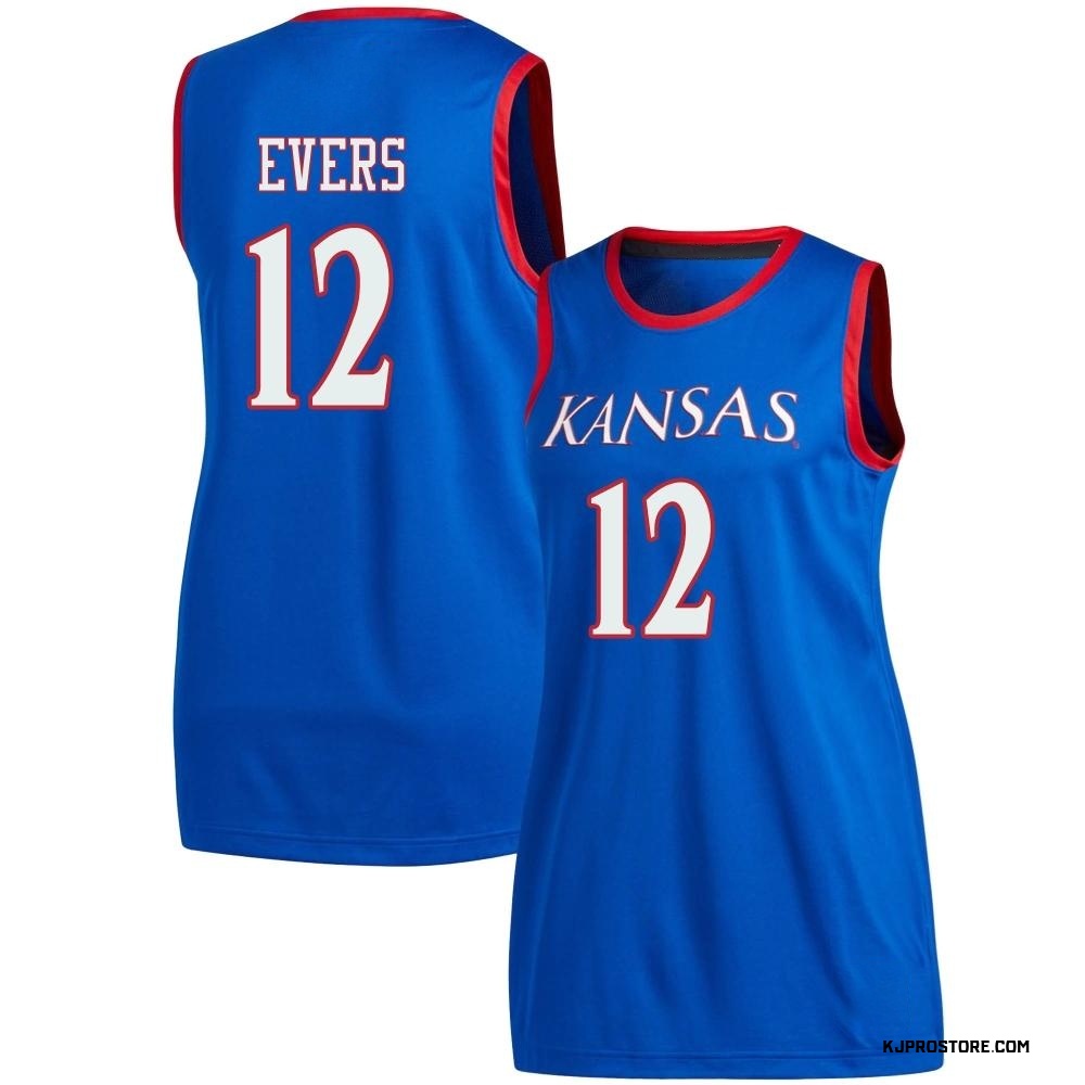 Women's Wilder Evers Kansas Jayhawks Replica Basketball Jersey - Royal