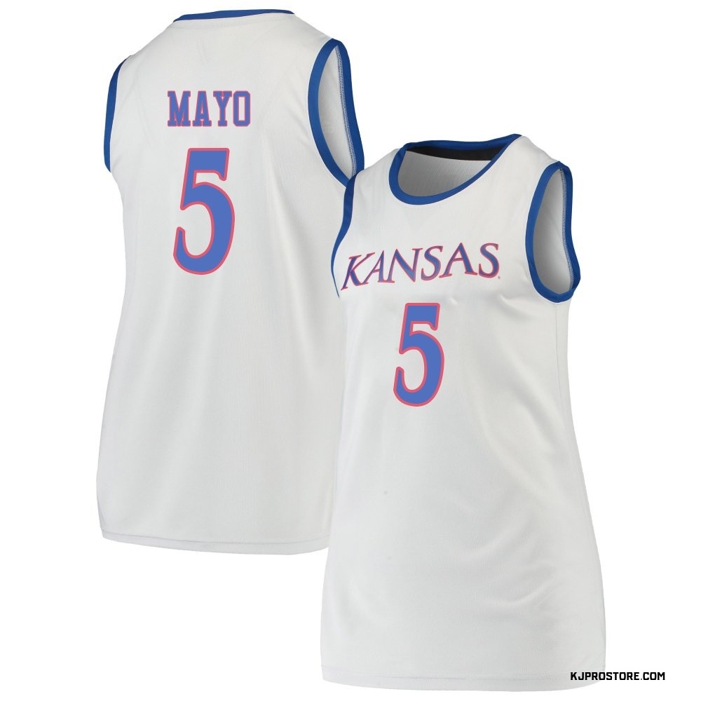 Women's Zeke Mayo Kansas Jayhawks Replica Basketball Jersey - Gray