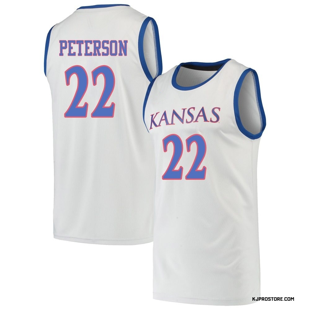 Youth Darryn Peterson Kansas Jayhawks Replica Basketball Jersey - Gray