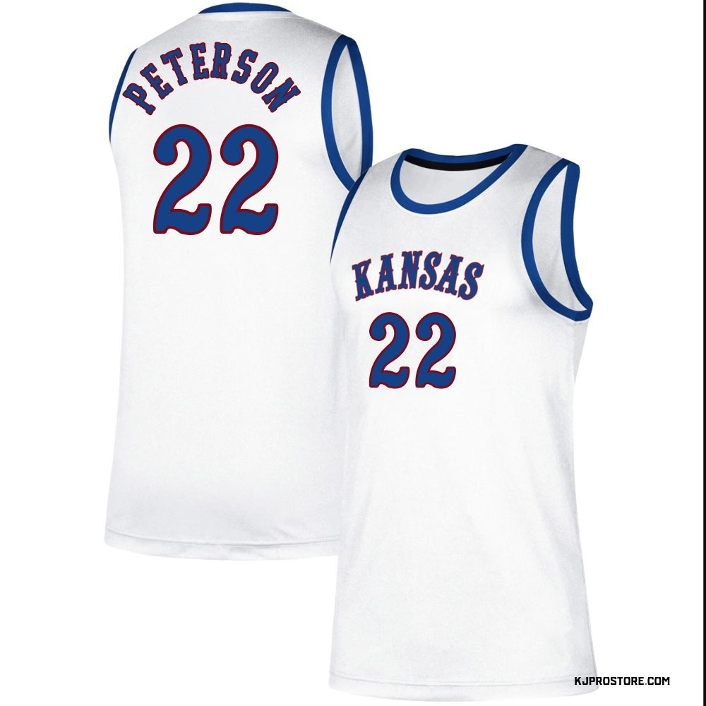Youth Darryn Peterson Kansas Jayhawks Replica Classic Basketball Jersey - White