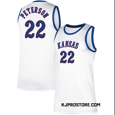 Youth Darryn Peterson Kansas Jayhawks Replica Classic Basketball Jersey - White