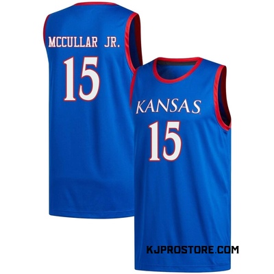 Youth Kevin McCullar Jr. Kansas Jayhawks Replica Basketball Jersey - Royal