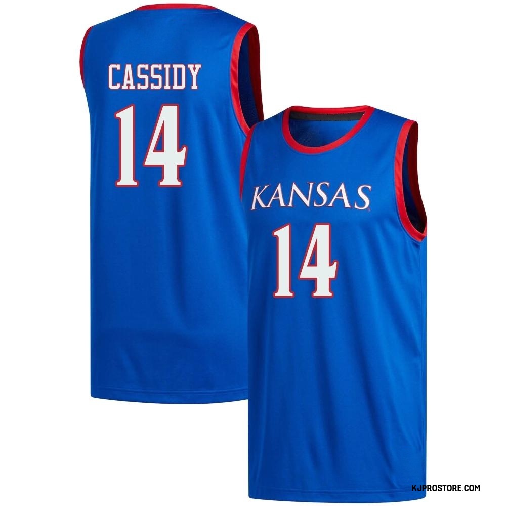 Youth Patrick Cassidy Kansas Jayhawks Replica Basketball Jersey - Royal