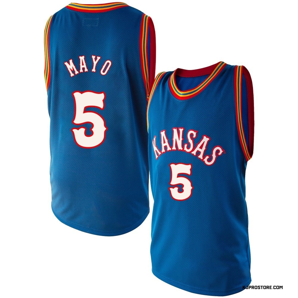 Youth Zeke Mayo Kansas Jayhawks Replica Original Retro Brand